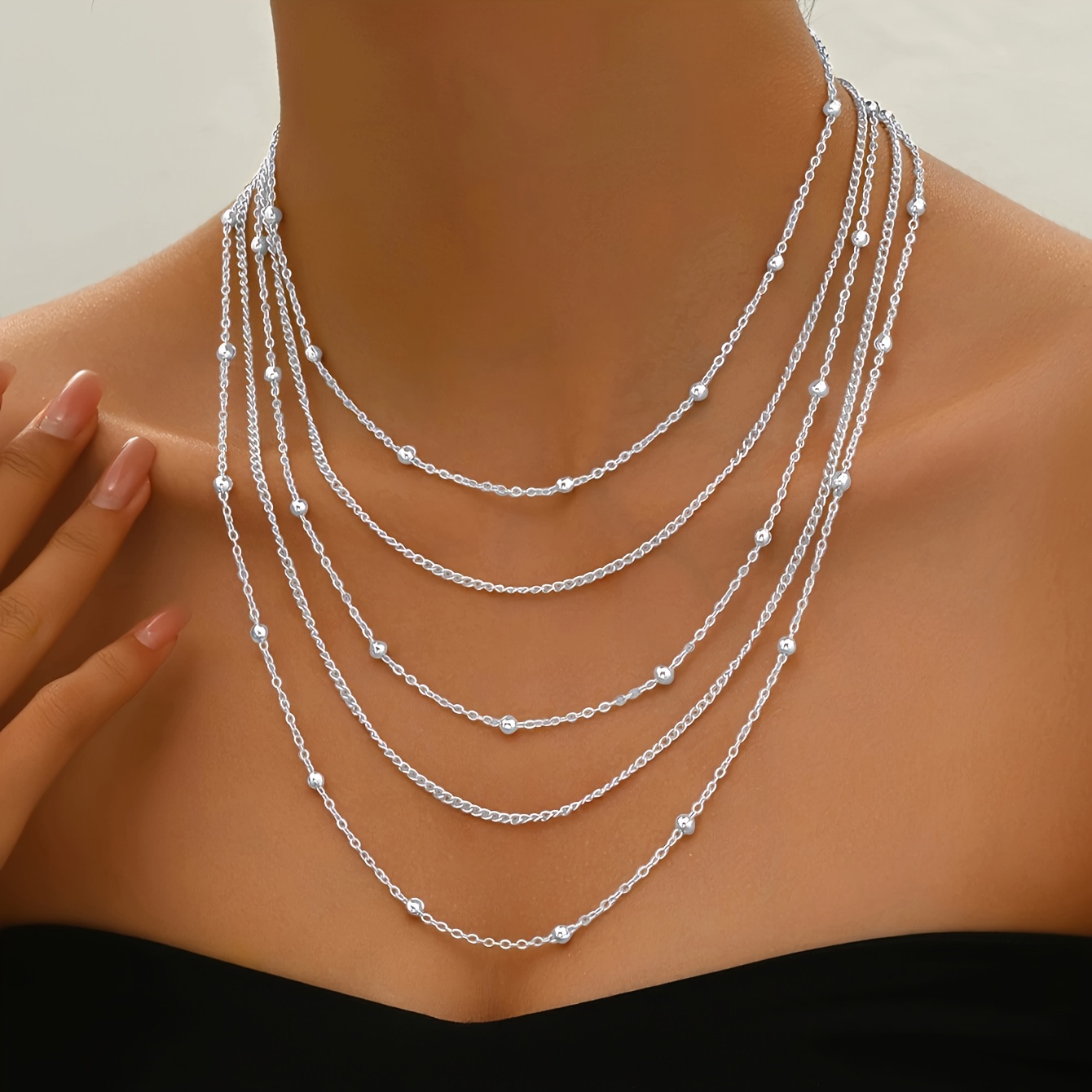 Layer Chain Necklace - Ideal Gift for Mother's Anniversaries